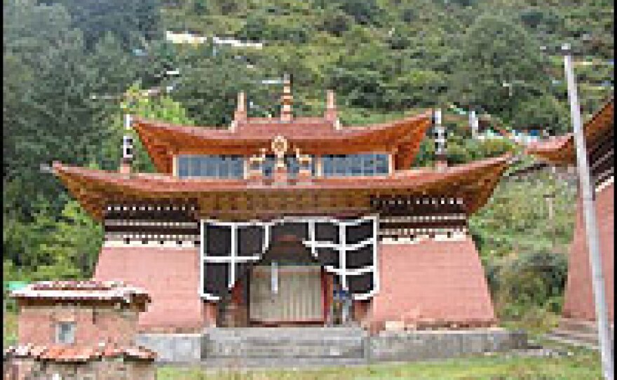 Many monasteries dot the 6,000-mile path of the Long March.  A historian at one monastery says monks fled when they heard Red Army soldiers were coming.