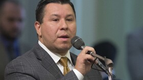 Assemblyman Eduardo Garcia, D-Coachella, urges lawmakers to approve his measure to place a $3 billion bond measure on the November ballot that would pay for improvements at state and local parks, June 23, 2016. The Assembly approved the measure on a 55-14 vote sending it to the Senate.