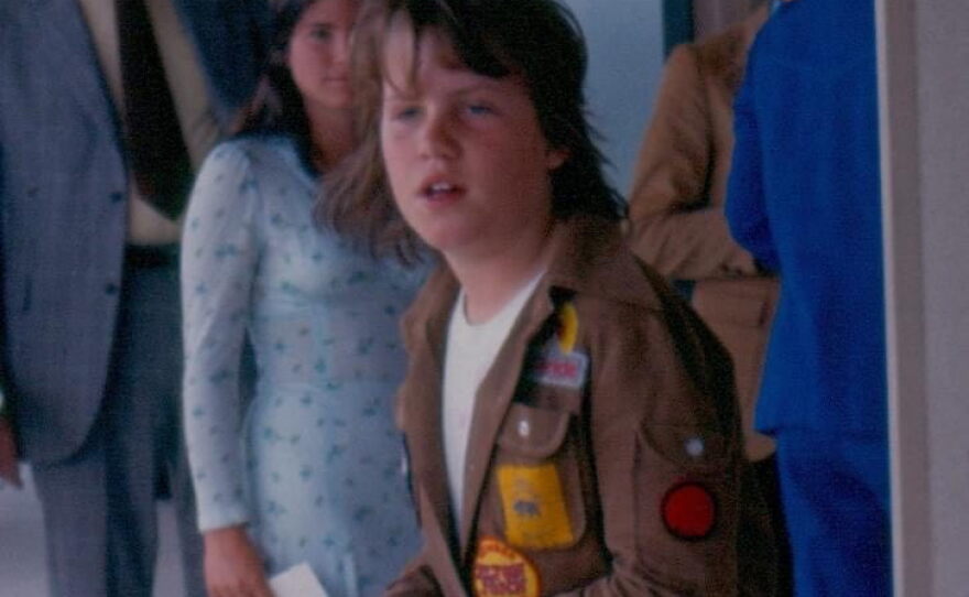 "Star Wars" fan Kevin Ring circa 1977.