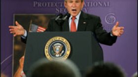 President Bush speaks about his administration's international affairs budget May 31, ahead of his trip to Germany for the 33rd annual G-8 summit.