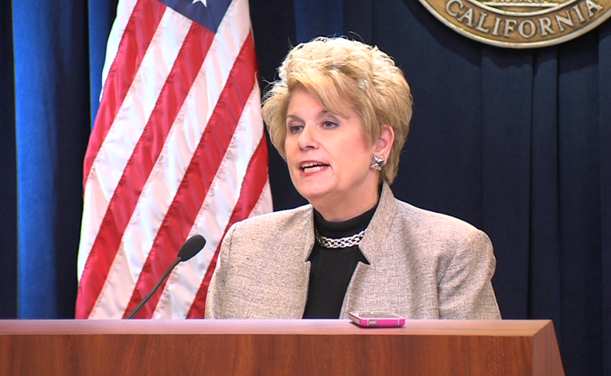 Former San Diego County District Attorney Bonnie Dumanis announces she is releasing three videos from officer-involved shootings, May 6, 2016.