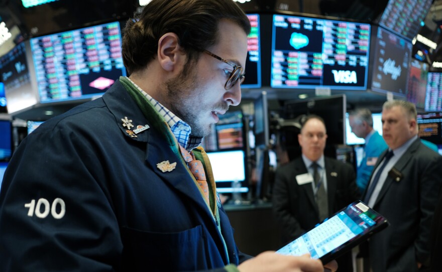 Global financial markets have been gyrating for weeks on increasing fears over the coronavirus pandemic.