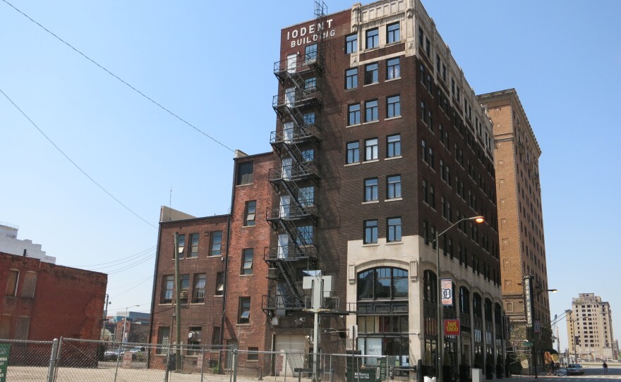 Detroit is attracting entrepreneurs who like the relatively cheap workspaces. But real estate developers like Sean Harrington, who turned the Iodent Building into an apartment complex, are paying the price in property taxes.