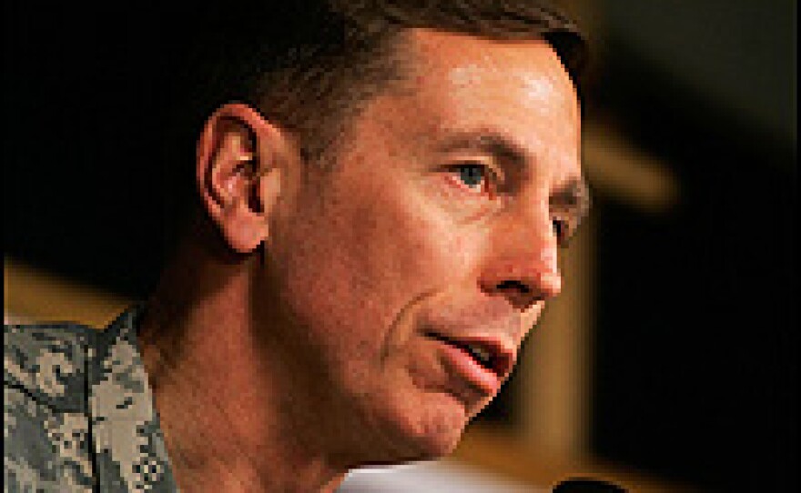 Gen. David Petraeus gives his first press conference since taking over command of U.S. forces in Iraq.