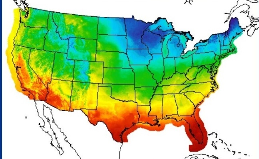 Thursday's temperatures.