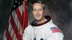Astronaut Jim A. McDivitt's official portrait, taken in 1971. McDivitt has died at age 93.