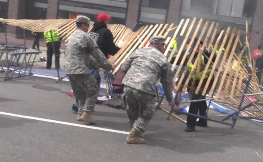 Team Ruck assists in chaotic aftermath of Boston Marathon bombings.