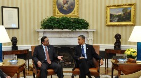 Pakistan President Asif Ali Zardari speaks at a meeting with President Obama in January 2010 in the Oval Office of the White House. The United States' tense relationship with Pakistan is likely to endure more strain after Osama bin Laden was killed in  a compound in Pakistan.