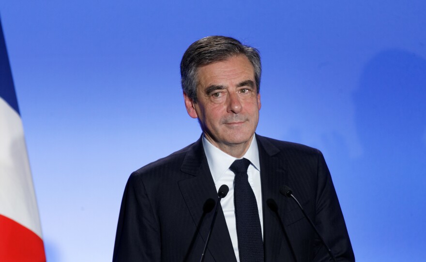 Francois Fillon is the presidential candidate of the center-right Republicans party.