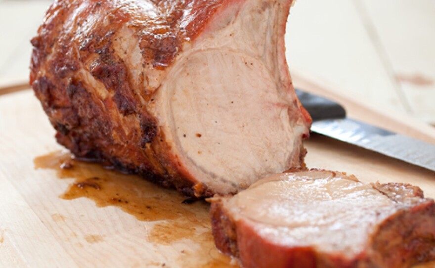 Slow-Roasted Bone-in Pork Rib Roast