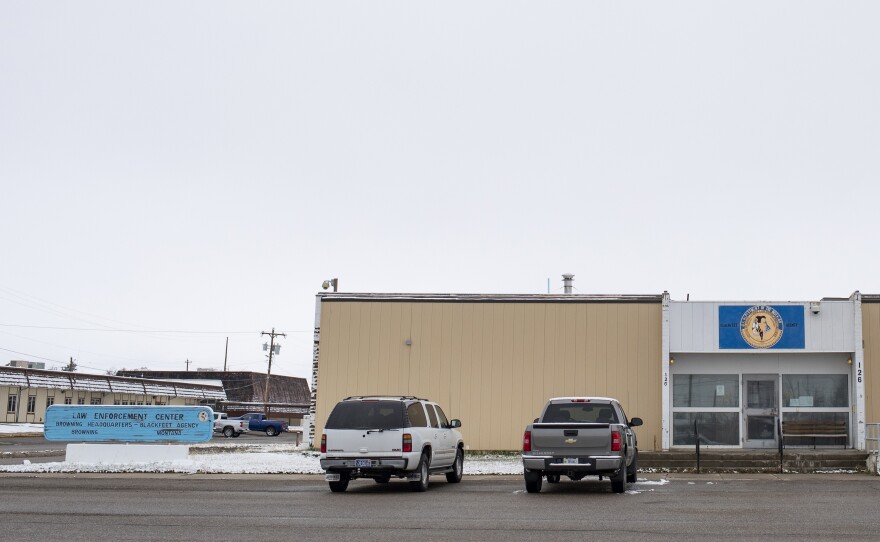 The detention center on the Blackfeet Indian Reservation in Montana, where Brandy Skunkcap appeared to have an alcohol withdrawal seizure and was later unresponsive.