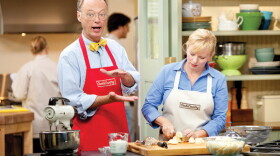 Bridget Lancaster shows host Christopher Kimball how to make affordable roast beef and whipped potatoes.