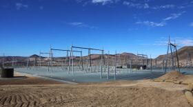 San Diego Gas & Electric's electrical substation in Jacumba, Nov. 19, 2014. 