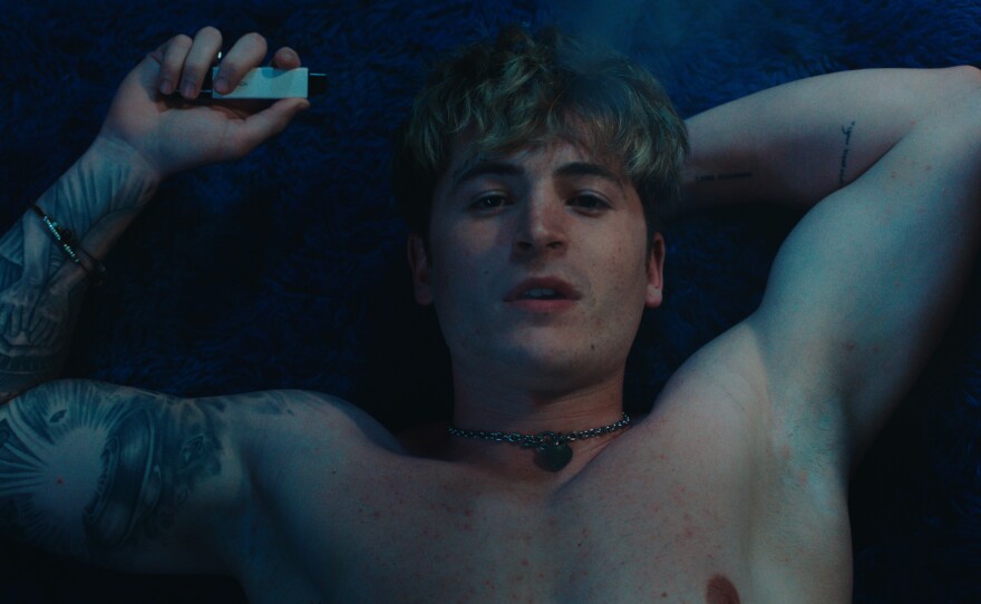 Kieron Moore plays a fetish camboy in the new Blue Film.