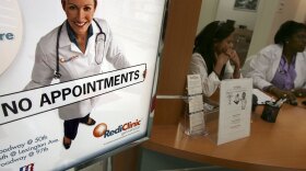 Walk-in medical centers like this RediClinic inside a New York City drugstore are increasingly treating people who either don't have a regular doctor or can't get in to see one when they need to.