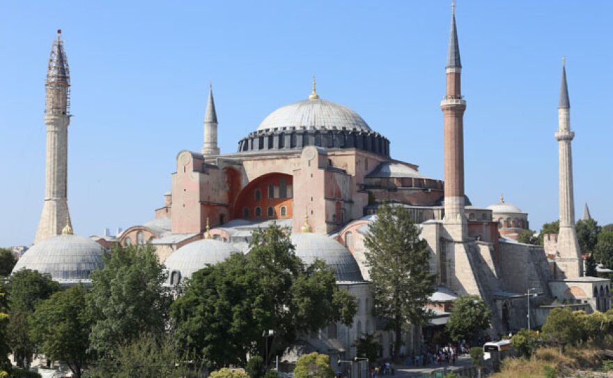 Even after 1500 years the Hagia Sophia still stands proudly in the historical heart of Istanbul.