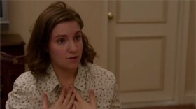 Lena Dunham as a twenty-something considering her role as the voice of her generation in the new HBO comedy series "Girls."