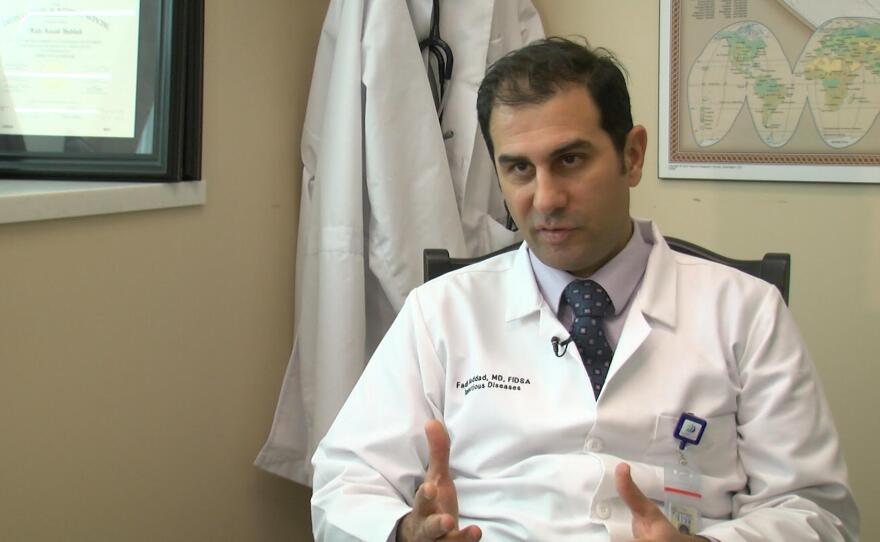 Dr. Fadi Haddad at Sharp Grossmont Hospital on February 2, 2018.