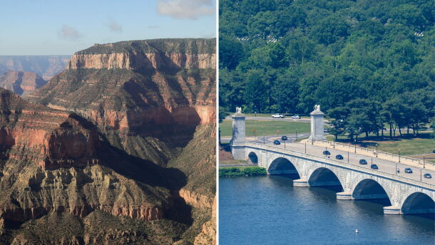 Historic preservation advocates say the Grand Canyon and Arlington Memorial Bridge — where President Trump wants to build a 250-foot arch — are examples of historic sites that would lose protection under the proposed changes.