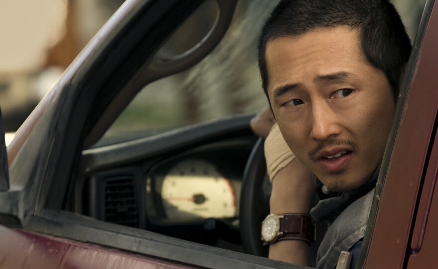 Steven Yeun as Danny in <em>Beef</em>.