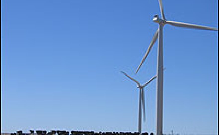 The Emu Downs Wind Farm, with 48 wind turbines north of Perth, provides enough renewable energy to power the desalination plant.