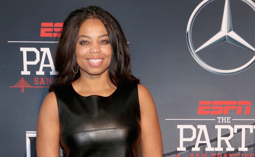 ESPN columnist Jemele Hill attends ESPN The Party on Feb. 5, 2016 in San Francisco.