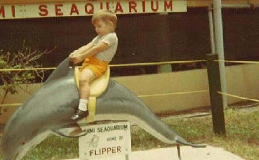 Richard a.k.a 'Little Riqui' on his first visit to the iconic Miami Seaquarium during the hey-day of Flipper.