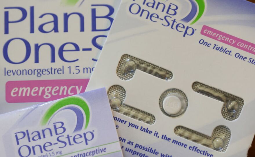 Plan B is one brand of the emergency contraceptive levonorgestrel, which works by delaying ovulation. It is sold over the counter at pharmacies, but is often kept in locked boxes or is only accessible by asking a pharmacist.