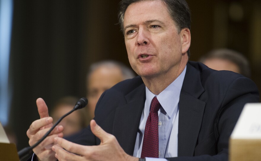 FBI Director James Comey, shown here testifying on Capitol Hill on Tuesday, has told friends and employees he had few good choices in the investigation into Clinton's handling of classified information on her private email server.