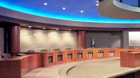 The San Marcos City Council Chambers is shown in this undated photo.