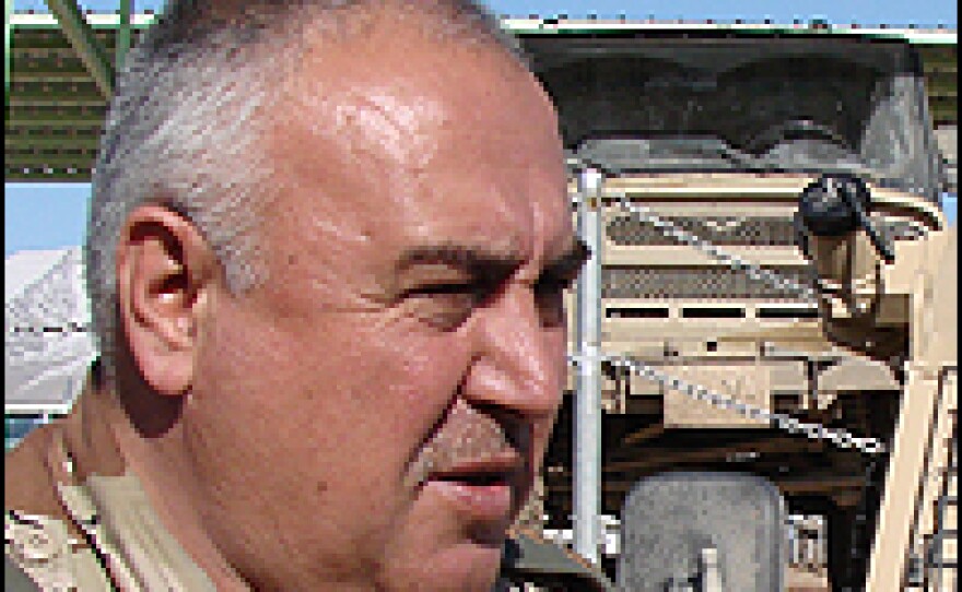 Gen. Anwar Dolani commands a Kurdish Iraqi Army battalion headed for the Iraqi capital.