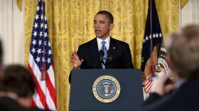 U.S. President Barack Obama speaks during a news conference in the East Room of the White House January 14, 2013 in Washington, DC. 