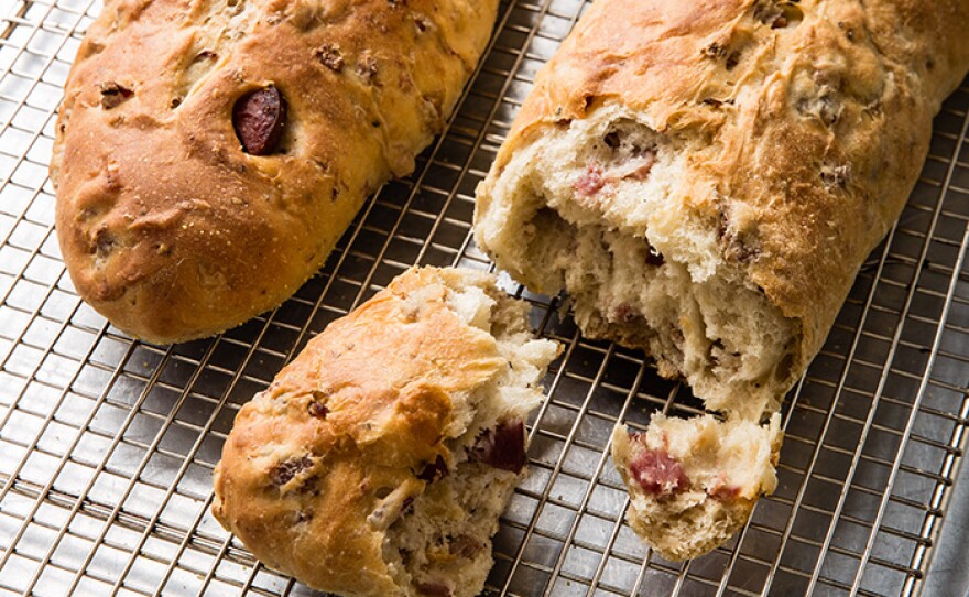 Test cook Bryan Roof makes a New York classic, Prosciutto Bread.