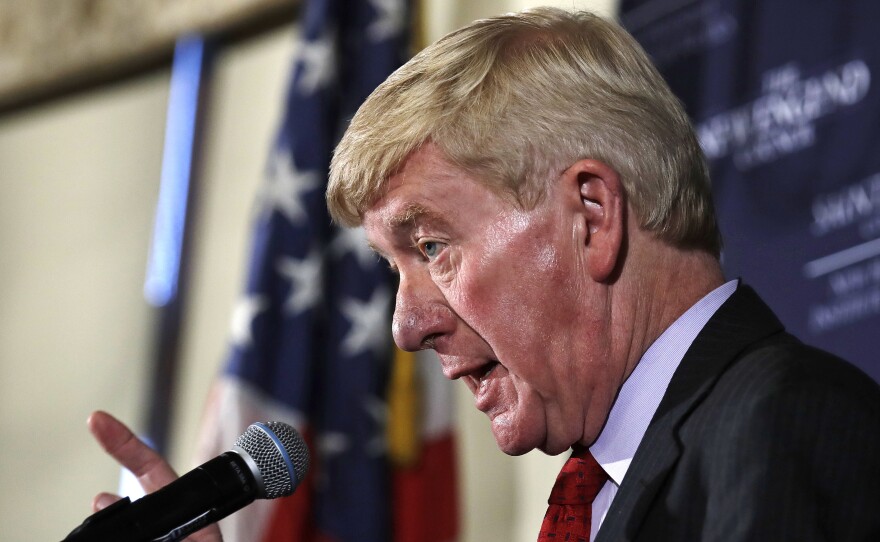 Former Massachusetts Gov. Bill Weld told an audience in New Hampshire that he is launching a 2020 exploratory committee.