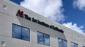 Outside the Art Institute of California-San Diego in Mission Valley, March 8, 2019.