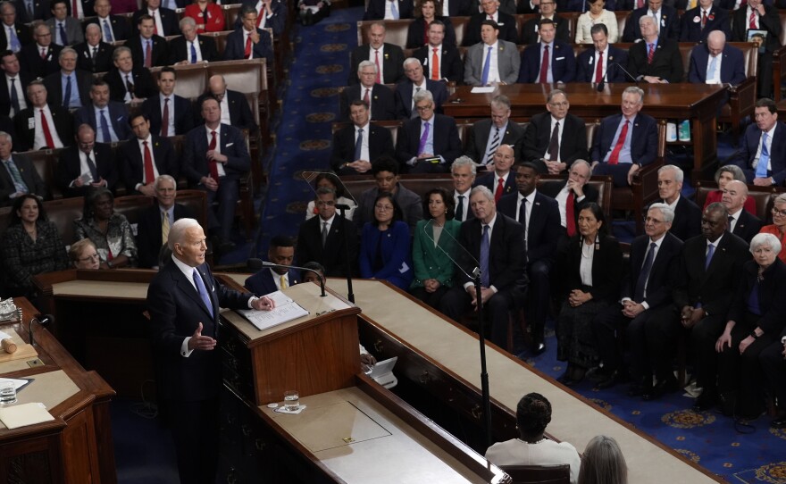 5 takeaways from President Biden's State of the Union address KPBS