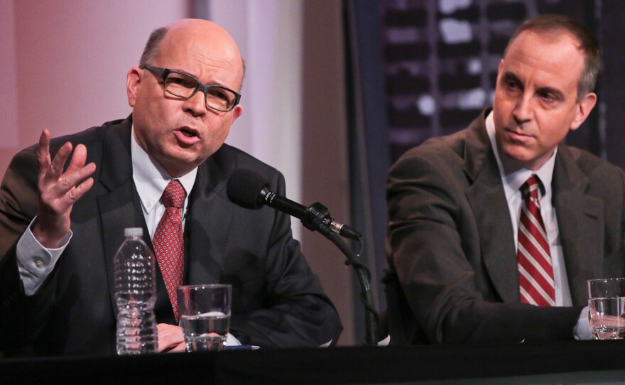 The European Commission's Paul Nemitz (left), with teammate Eric Posner, says individuals should have the right to control what others know about them.