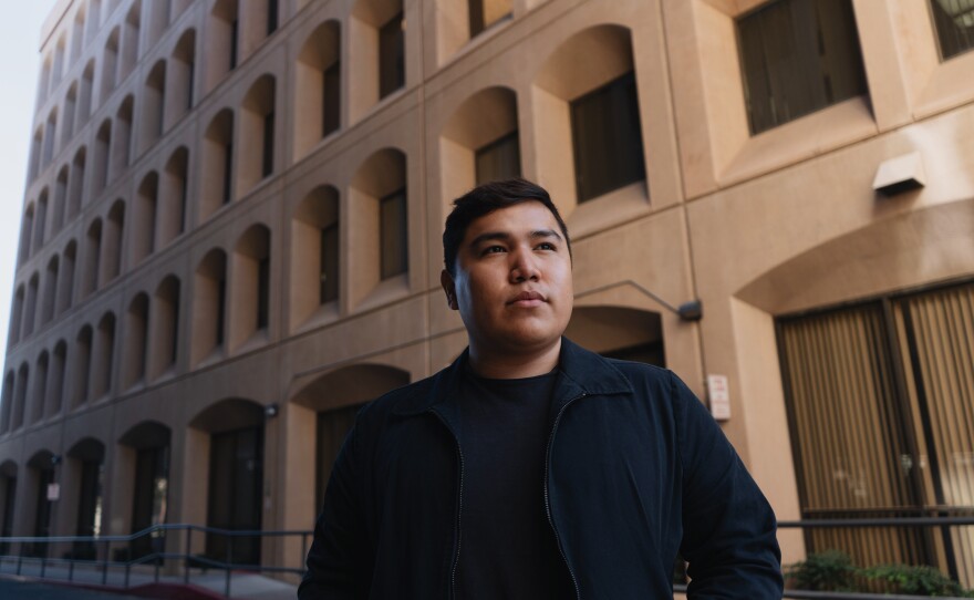 Matthew Holgate, 23 and part of the Navajo Nation, considers himself an independent that leans Democrat. Holgate is an advocate against human trafficking, with a focus in tribal communities.