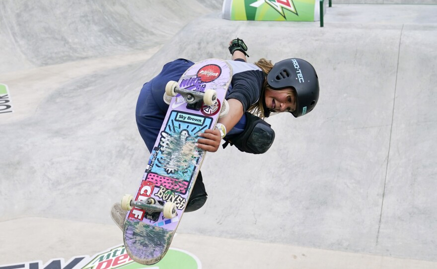 The U.K.'s Sky Brown is one of the youngest athletes who will compete at the Tokyo Olympics.