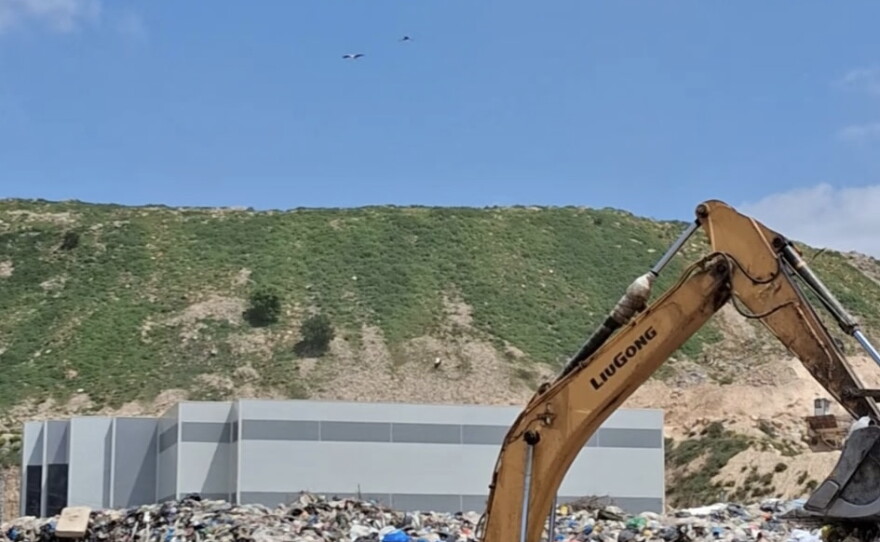 Abu Keshek says the landfills will soon reach capacity, so they are not a permanent solution to the garbage problem. What is desperately needed for this densely populated place is large-scale recycling.