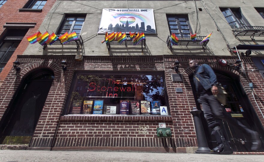 The Stonewall Inn in New York's Greenwich Village is now a national historic landmark and popular tourist destination.