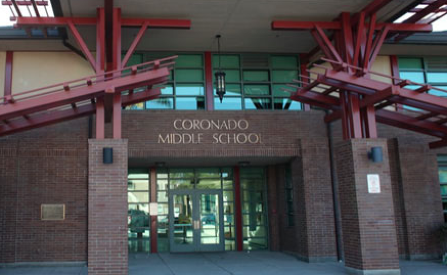 Coronado Middle School is pictured in this undated photo.