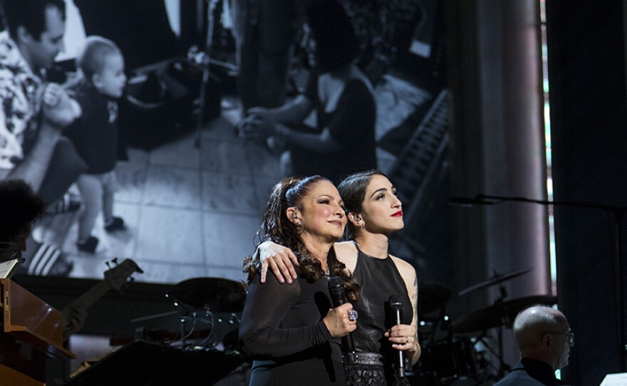 Emily Estefan and Gloria Estefan perform at "Emilio & Gloria Estefan: The Library of Congress Gershwin Prize for Popular Song," March 13, 2019, DAR Constitution Hall in Washington, D.C. The program premieres May 3, 2019 on PBS.