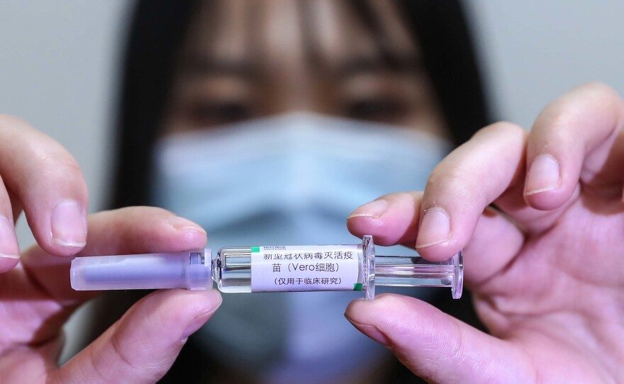 The United Arab Emirates announced Wednesday that the Chinese Sinopharm COVID-19 vaccine provides 86% protection from the virus. The UAE said it has registered the vaccine following analysis by health officials.