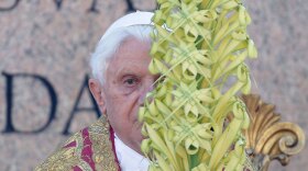Pope Benedict XVI attends Palm Sunday Mass at the Vatican. The pope is facing pressure over abuse allegations in the Catholic Church. Commentator Ken Briggs says Benedict should take a leave of absence during a full investigation.