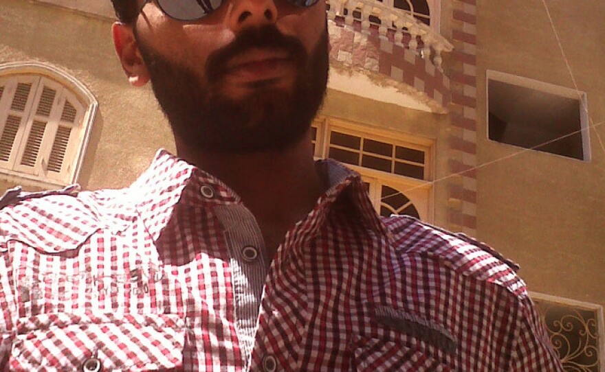 Mohammed Ismail had made Libya his adopted home and worked in marble and ceramic tile installation there. He says he feels like a stranger in Egypt and would go back to Libya if Gadhafi falls.