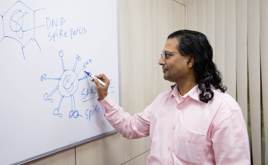 Dr. Umesh Shaligram, Executive Director, explains the science behind how the vaccine is made.