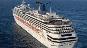 Carnival Splendor, carrying nearly 4,500 passengers and crew, sits stranded off the coast of Mexico, November 9, 2010.