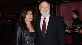 FILE - Actor Rob Reiner and his wife, Michele Singer, arrive for an event on Dec. 17, 2013, in New York.