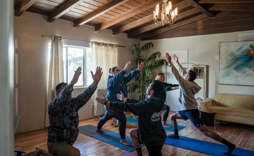Cal Fire firefighters and other personnel suffering from PTSD can attend healing retreats with group and private counseling sessions and yoga sessions.